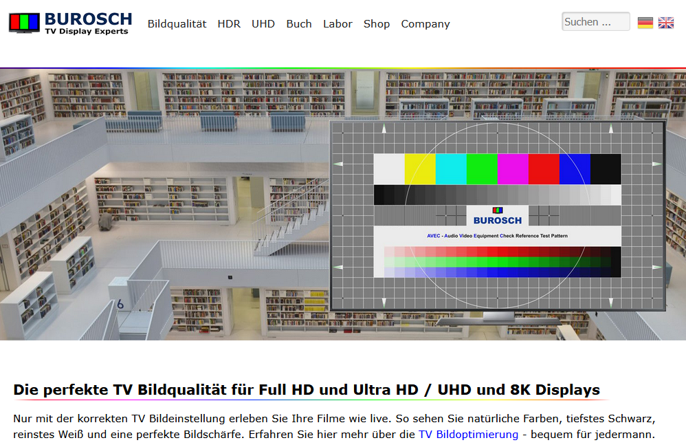 Burosch TV Bildqualitaet Joomla